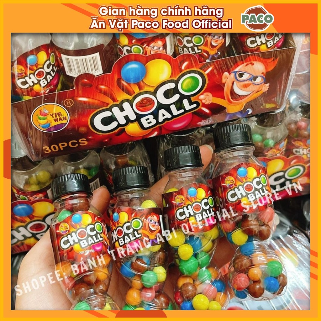 Kẹo Socola Chocoball Hình Chai Nước Ngọt- Ăn Vặt Tuổi Thơ Chai 10g