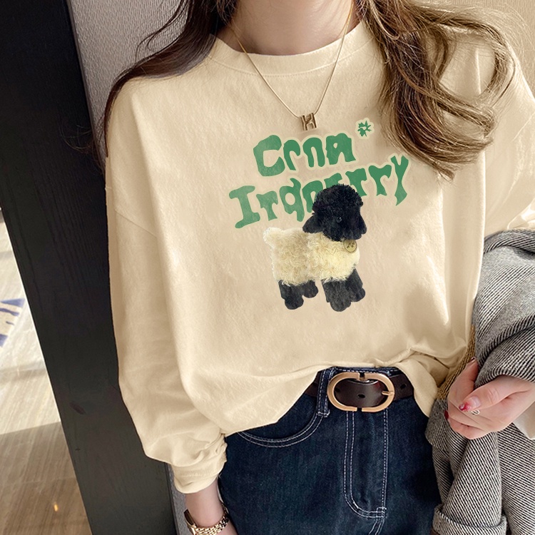 NRVP Áo Thun Nữ Dài Tay Thời Trang Hàn Quốc 2023