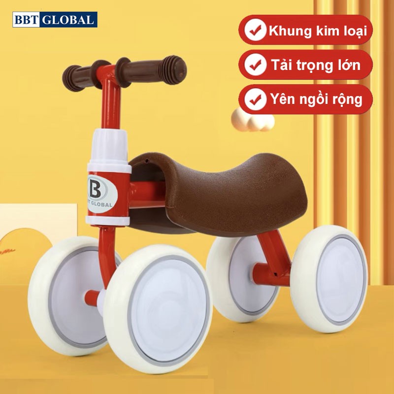 Xe chòi chân cho bé 1 tuổi Q518 BBT Global, Xe chòi chân thăng bằng cho bé, bảo hành 6 tháng toàn quốc