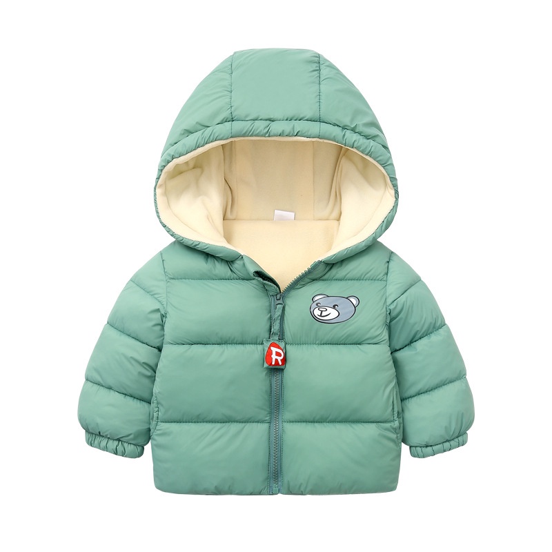 Áo khoác phao 3 lớp hàng Quảng Châu lót nỉ siêu ấm siêu nhẹ cho bé size 7- 22kg
