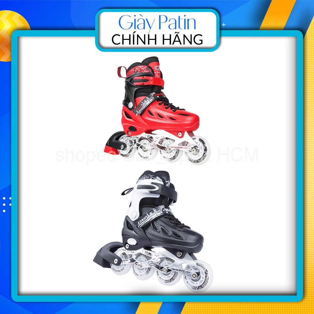 Giày Patin Trẻ Em Giá Rẻ Papaison 309 Full Bánh Đèn chính hãng giá rẻ
