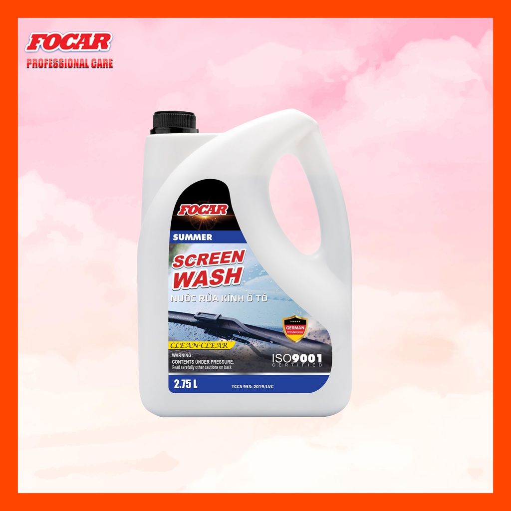 BỘ Sản Phẩm Chăm Sóc Kính Ô TÔ  2,75L