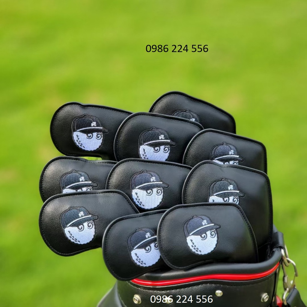 Bọc đầu gậy golf malbon cover gậy gỗ 1 3 5 recuse da PU cao câp