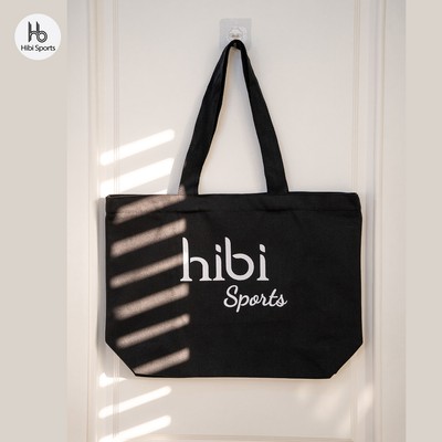 Túi tote đựng đồ tập thời trang Hibi Sports A004, chất liệu Canvas cao cấp, có khóa kéo và túi trong