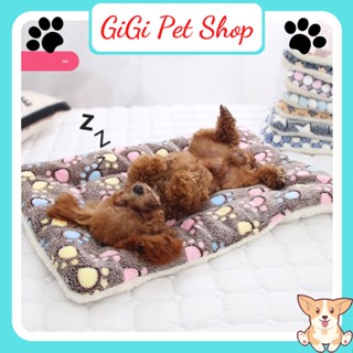 Nệm thảm ngủ ruột bông ấm cho chó mèo hình chữ nhật giao ngẫu nhiên phụ kiện thú cưng giá rẻ mùa đông - GiGi Pet Shop