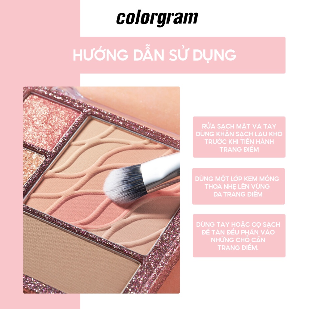 Bảng Phấn Trang Điểm Đa Năng COLORGRAM Multi Cube Palette 8g