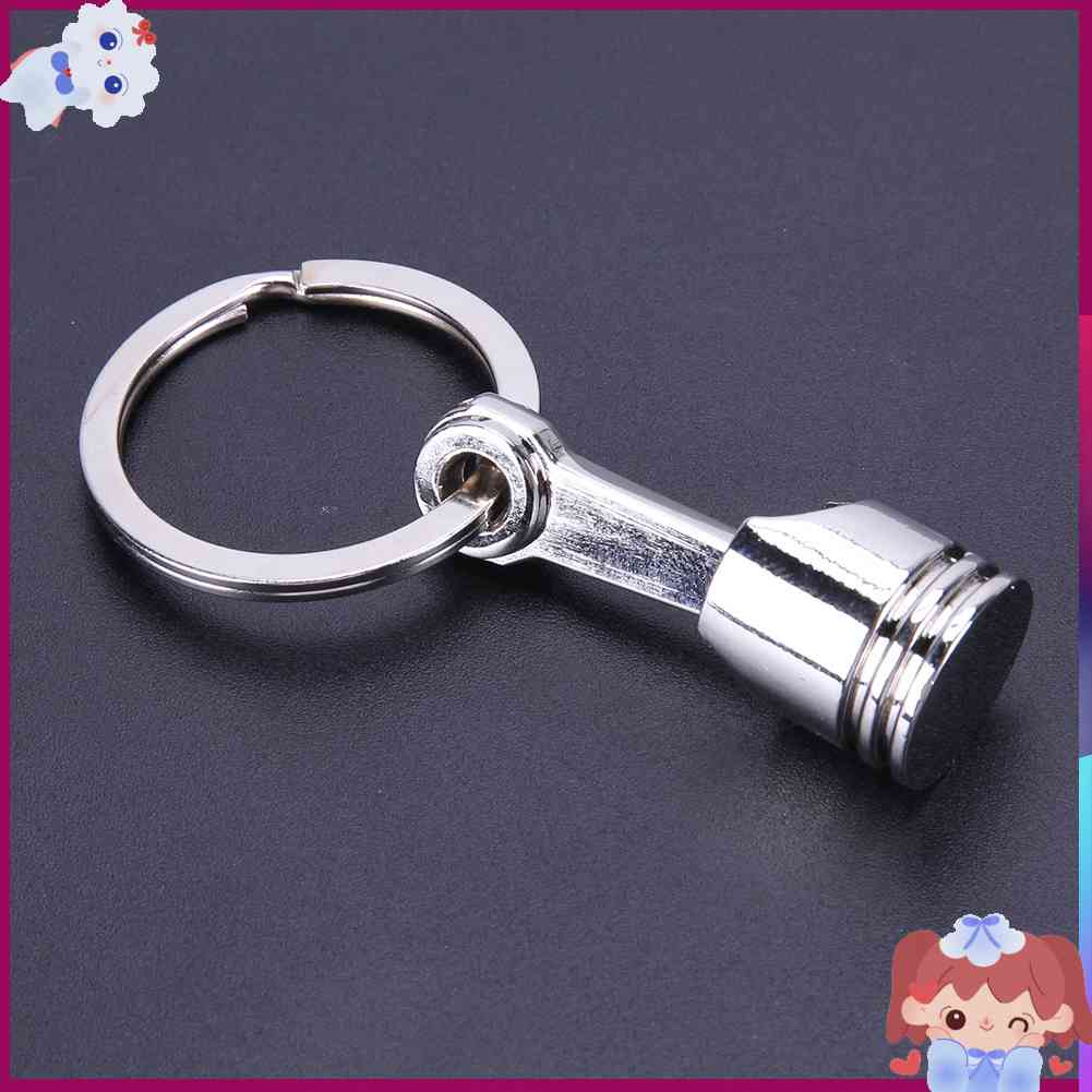 Móc Khóa Pít Tông Bằng Hợp Kim Màu Bạc Cho Xe Hơi