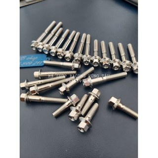 Ốc salaya inox 304 6ly đầu trụ thái d1 từ 1 phân đến 9 phân