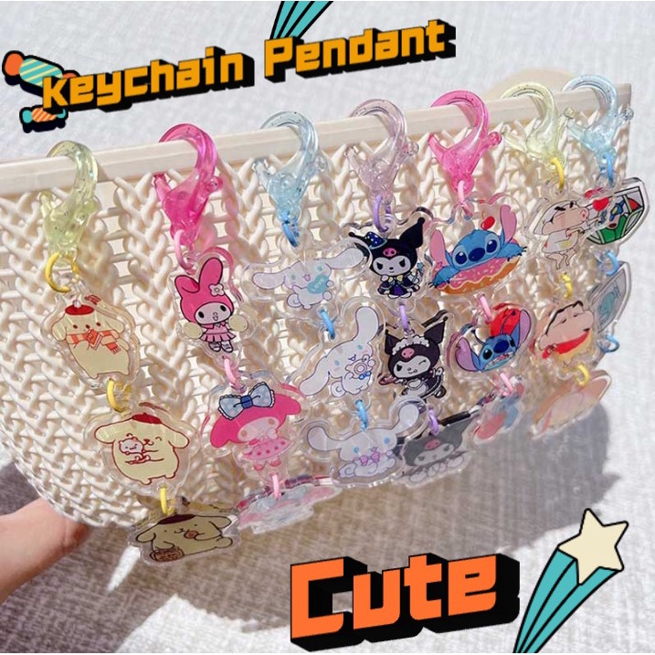SANRIO Móc Khóa Hình Kuromi Cinnamoroll Dễ Thương