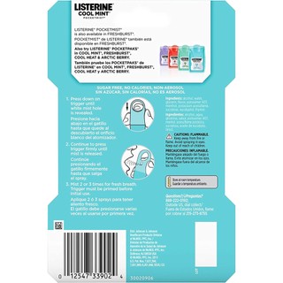 Xịt thơm miệng Listerine Hàng Mỹ