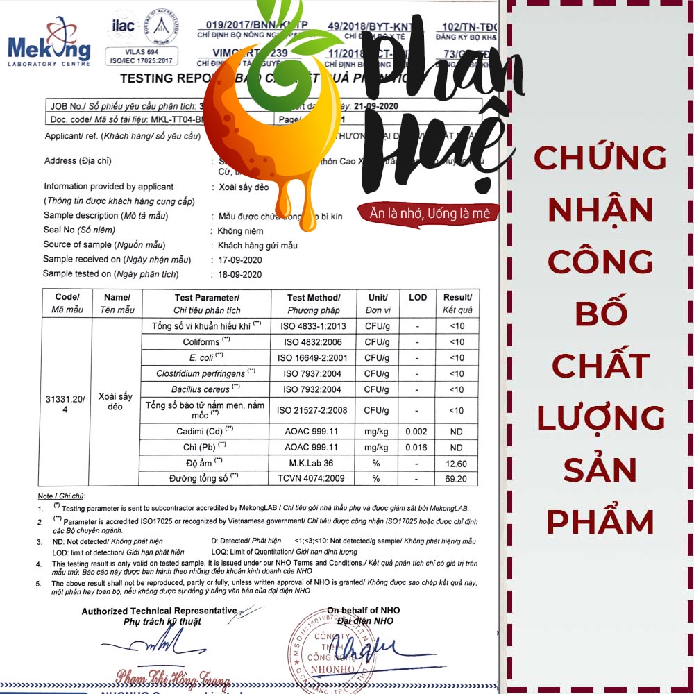 Xoài sấy dẻo chua ngọt Phan Huệ thơm ngon không đường 100g 300g 500g - Ô Mai Phan Huệ
