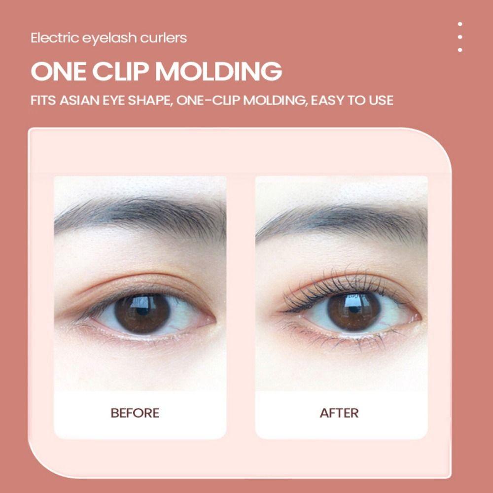 DIACHAVN Máy Uốn Lông Mi Chạy Điện Có Thể Sạc Lại Tiện Dụng