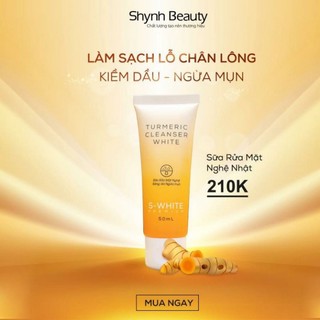 Sữa rửa mặt nghệ nhật swhite hds 2027