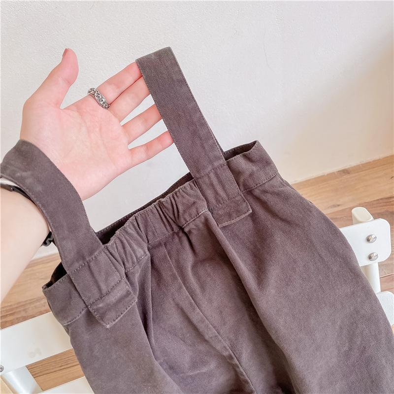 Yếm dài vintage Hàn Quốc cho bé trai bé gái