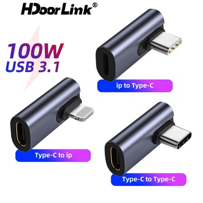 Đầu chuyển đổi HDOORLINK 8 chấu sang Type C 8 chấu thích hợp cho điện thoại/ máy tính bảng iPad