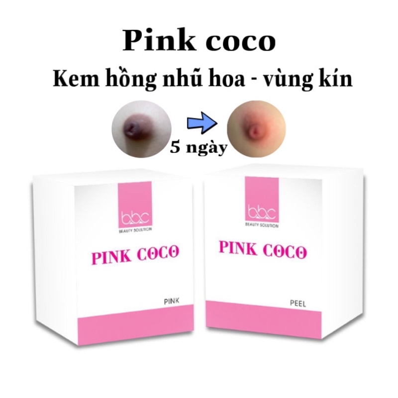 Kem hồng nhũ hoa PINK COCO