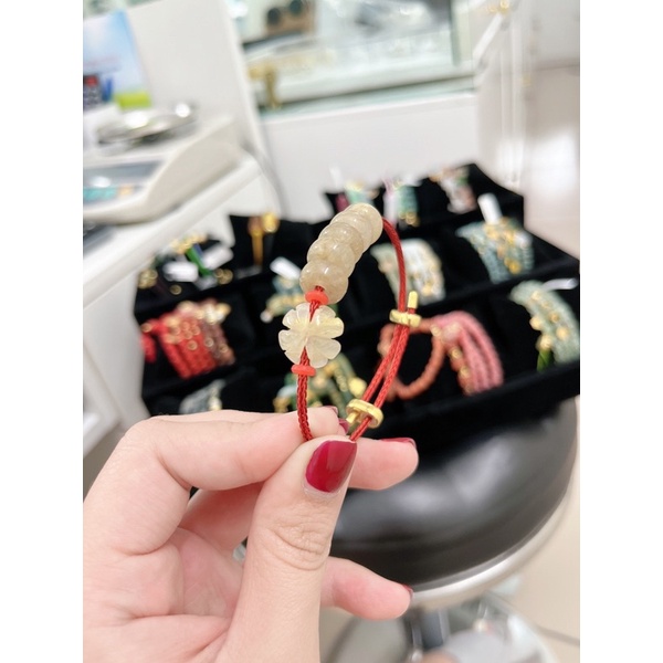 Thạch Anh tóc vàng bánh xe mix