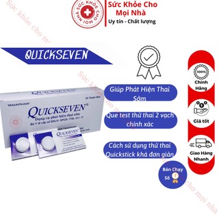 Que thử thai nhanh Quickseven (Hộp 1 Que)