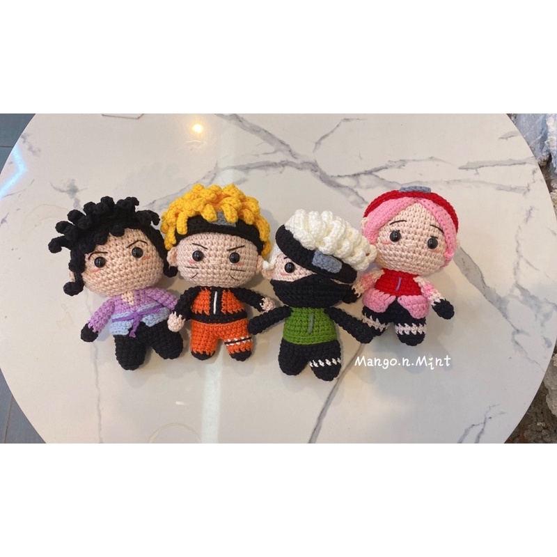 Team Seven đến từ Làng Lá Thú móc len Handmade