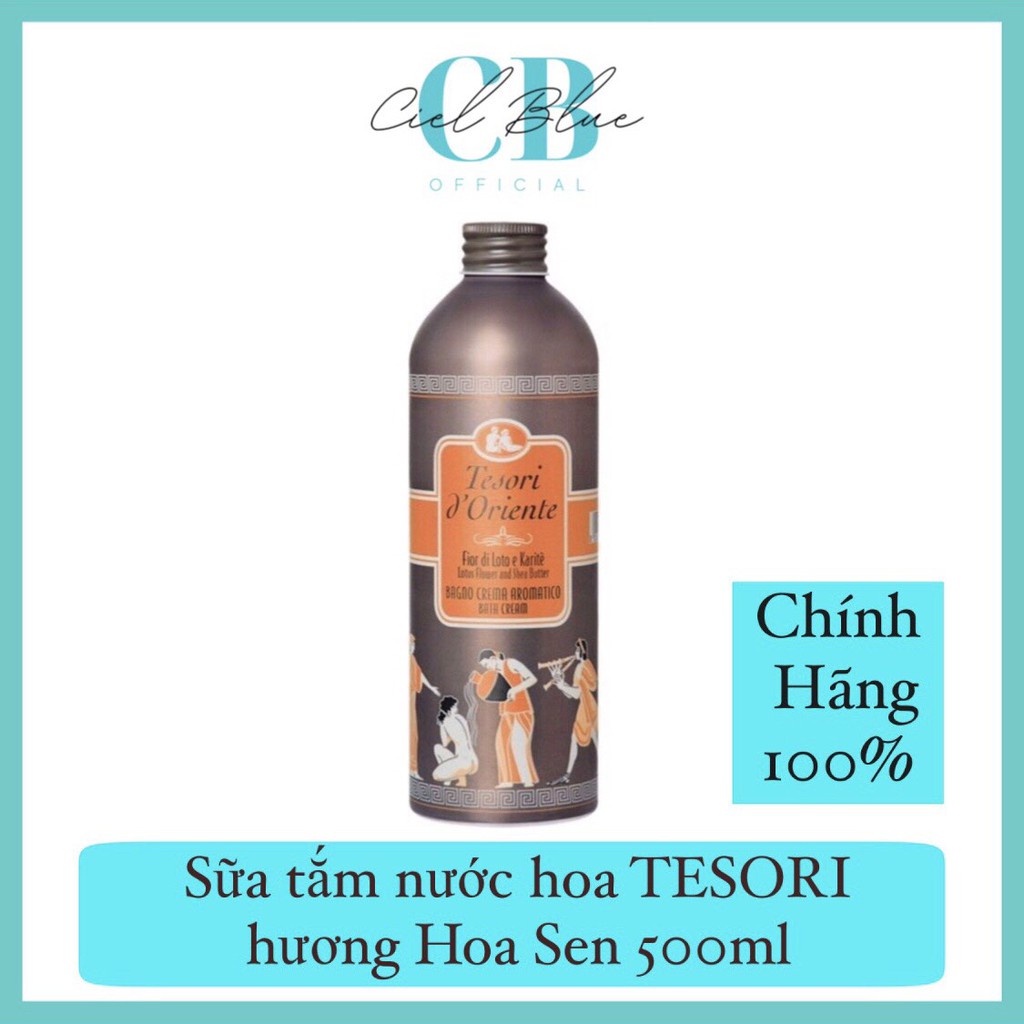 Sữa tắm nước hoa Tesori D”oriente Ý Lưu Hương Lâu 500ml