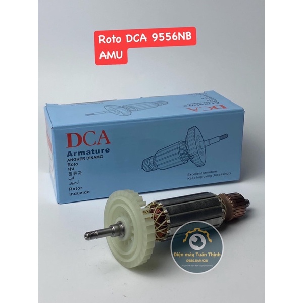 Roto máy mài góc 100 DCA 9556 ( tặng 1 bộ chổi than)