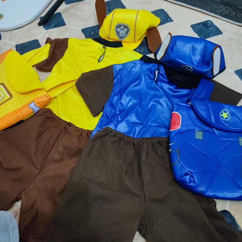 Trang Phục Hóa Trang Halloween Nhân Vật Chú Chó Cứu Hộ Marshall Rubble Chase Rocky Zuma Topuit Skye