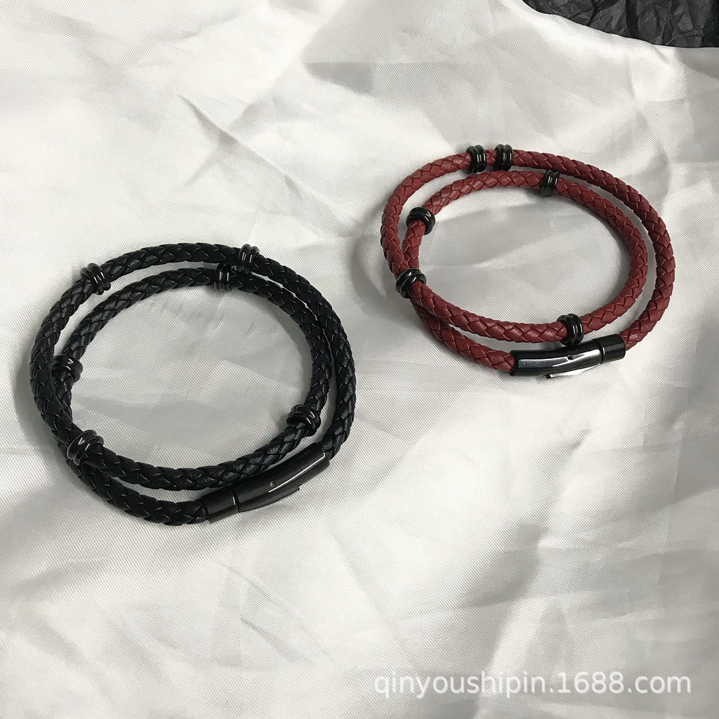 Vòng Tay Nam Lắc Tay Buckle Thời Trang Vòng Tay Dây Dù Nữ Basic LOKI.Accessories Màu Đen Chất Liệu Bền Bỉ - VT Buckle