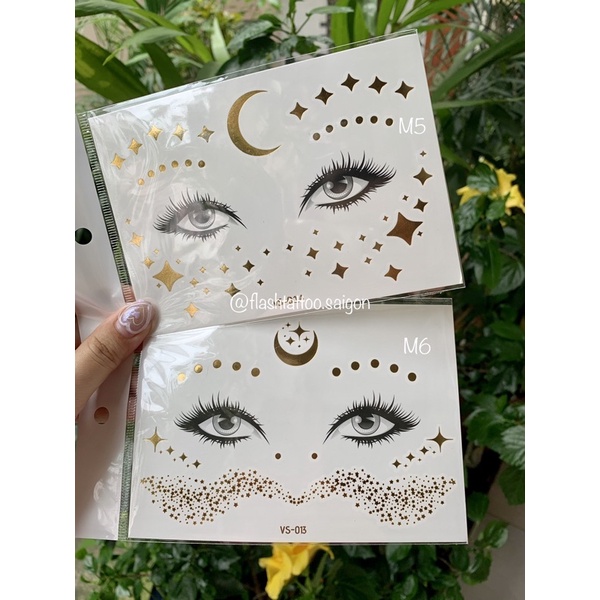 Face tattoos dán mặt