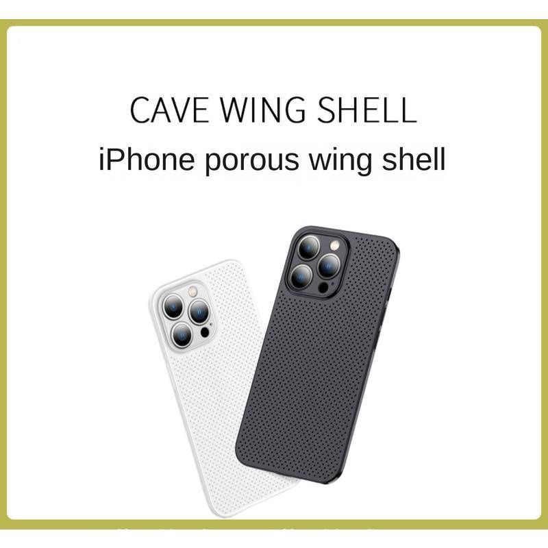 Ultra Ốp Điện Thoại Siêu Mỏng Chống Sốc Bề Mặt Nhám Có Lỗ Thoáng Khí Cho iPhone 14 13 12 11 Pro MAX