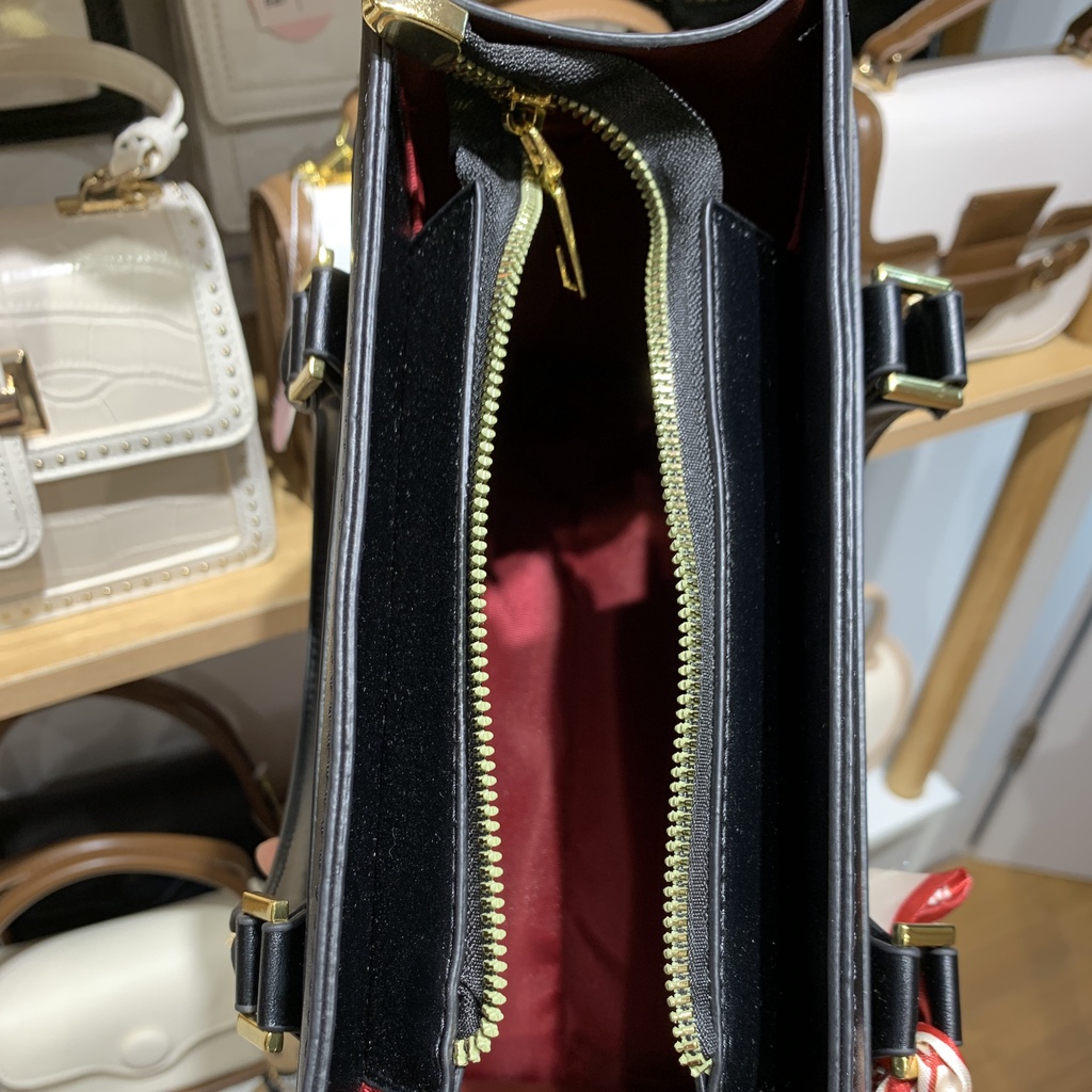 Túi đeo chéo công sở da mịn khăn nơ - Hàng loại 1 - DC552 26x20x11 cm