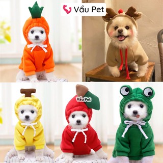 Áo Cho Chó Mèo Hoodie Cosplay - Quần Áo Cho Chó Poodle, Con, Lớn, Mèo