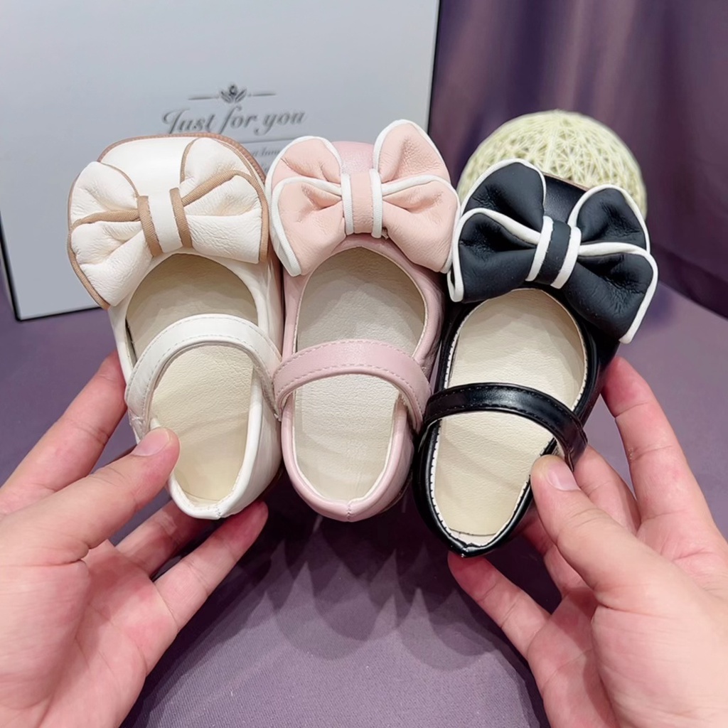 Giày búp bê bé gái đính nơ