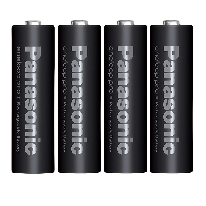Vỉ 4 pin sạc AA Panasonic BK-3HCD/4C dung lượng 2550mAh - phiên bản nội địa box Nhật (Đen) Phụ kiện 1986