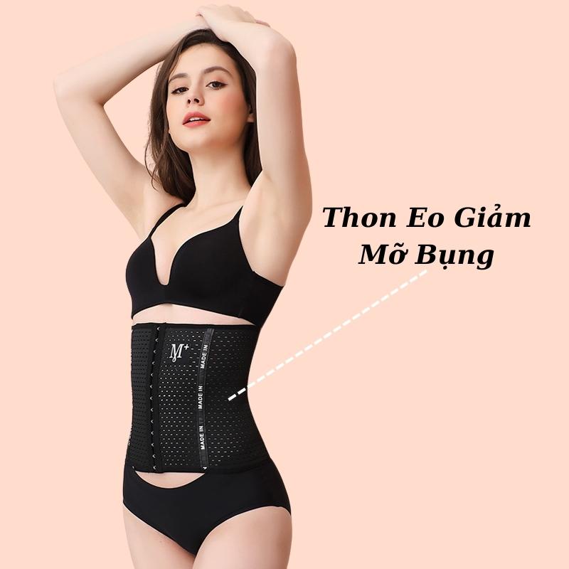Nịt Bụng Giảm Mở Bụng Siêu Tốc 6 Nấc Cài [Có Thanh Chống Cuộn] - 3342