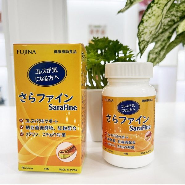 Viên ổn định mỡ máu SARAFINE Nhật Bản