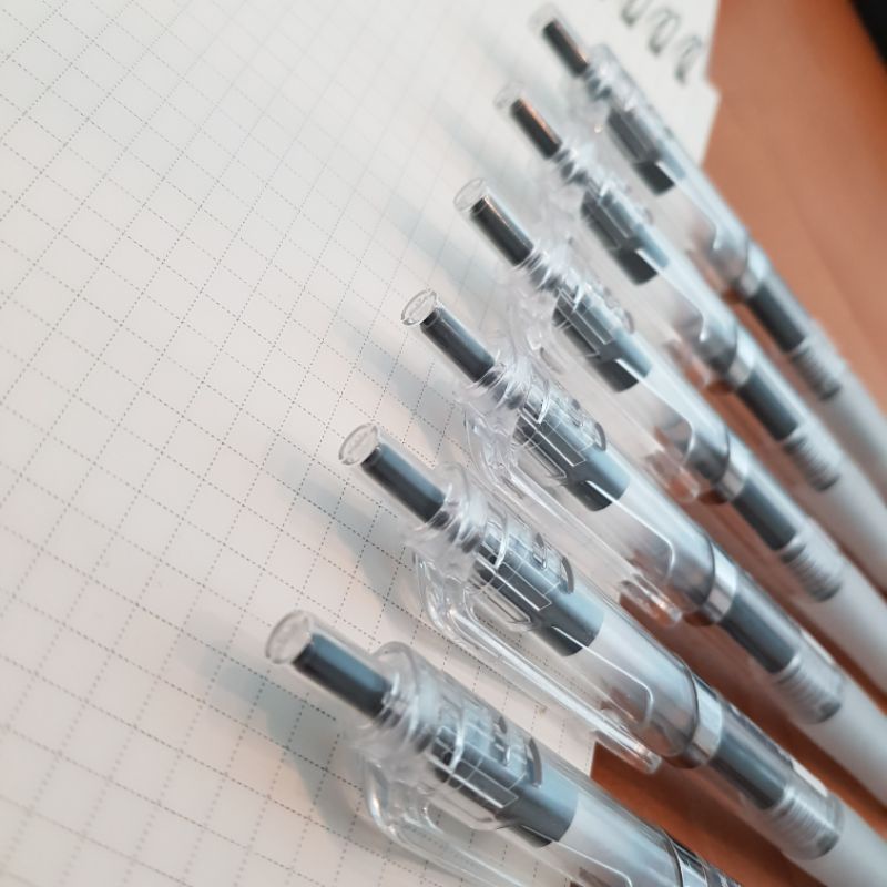 Bút gel Deli văn phòng sinh viên ngòi 0,5mm mực đen S101