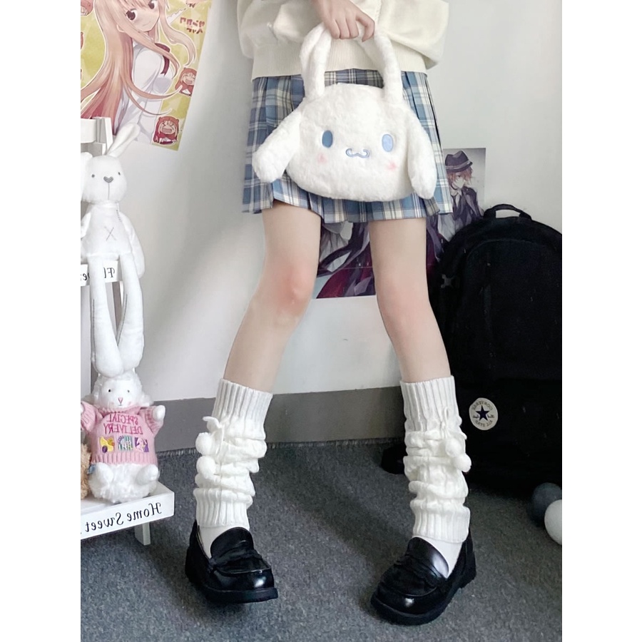 Sẵn - Tất vớ găng tay len  phong cách jk, lolita