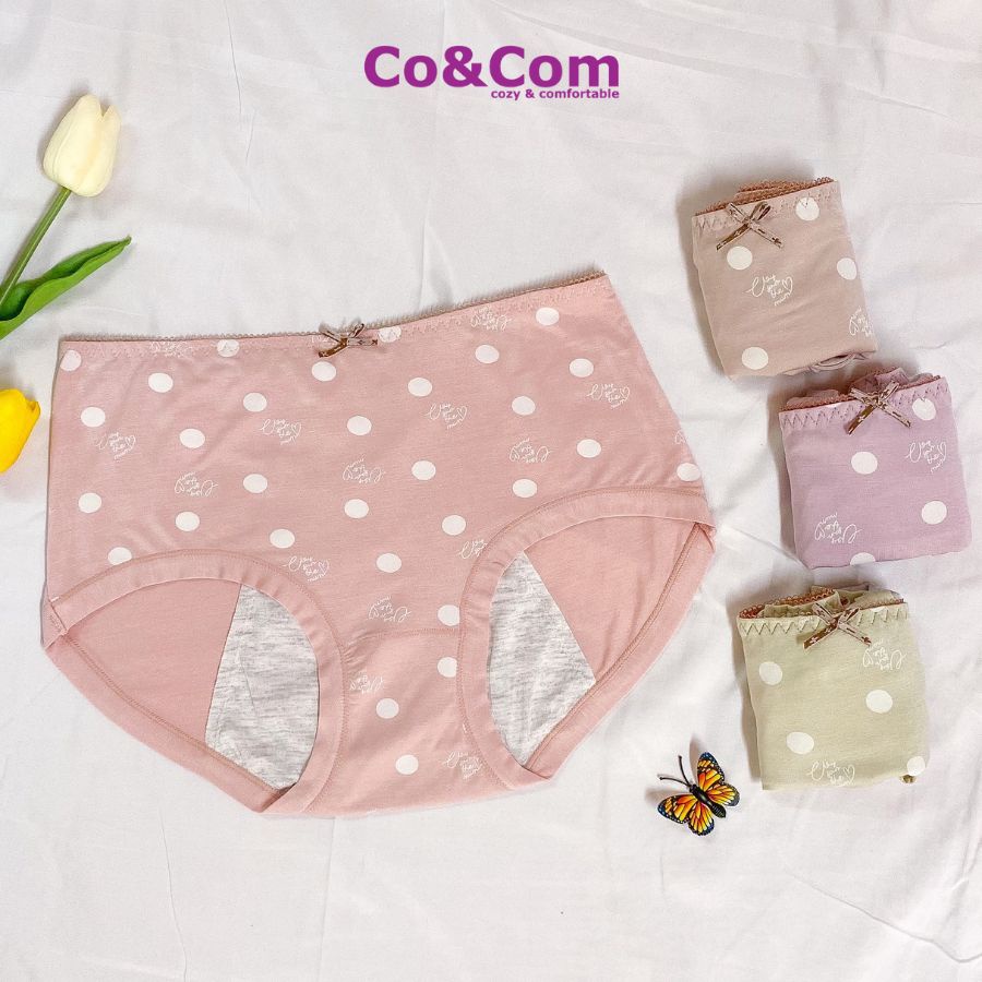 Quần Lót Nguyệt San Co&Com Chất Liệu Modal Cao Cấp Lót Đũng 2 Lớp Chống Thấm Chống Tràn Cho Ngày Đèn Đỏ NO41963