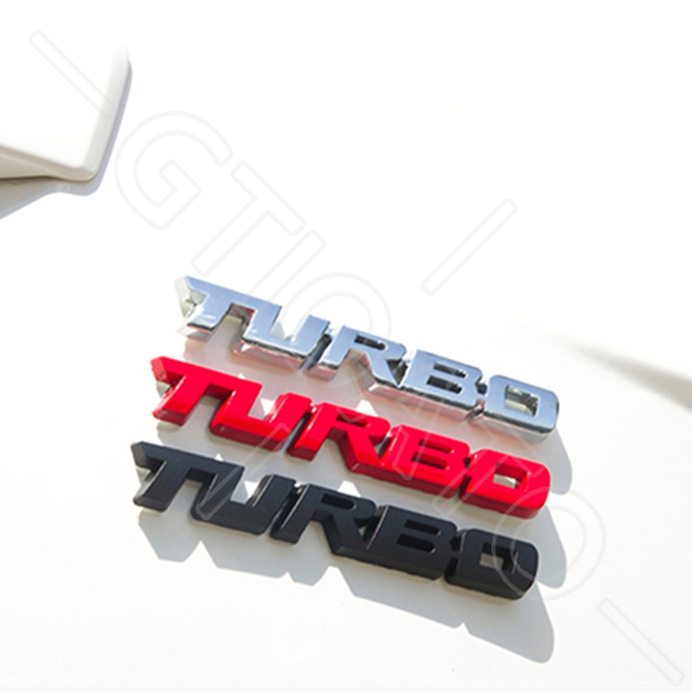 GTIOATO TURBO Huy Hiệu Xe Hơi Biểu Tượng Xe Biểu Tượng Oto Biểu Tượng ô Tô Huy Hiệu ô Tô Biểu Tượng Xe Hơi HợP Kim KẽM Phụ KiệN Trang Trí Ô Tô