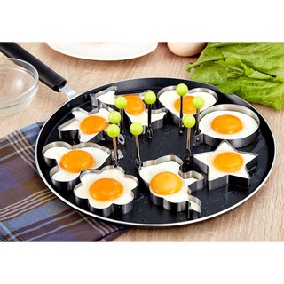 Khuôn Inox Chiên Trứng Ốp La, Rán Trứng/ Khuôn Tạo Hình Trứng, Làm Bánh Rán 1613 siêu rẻ 88