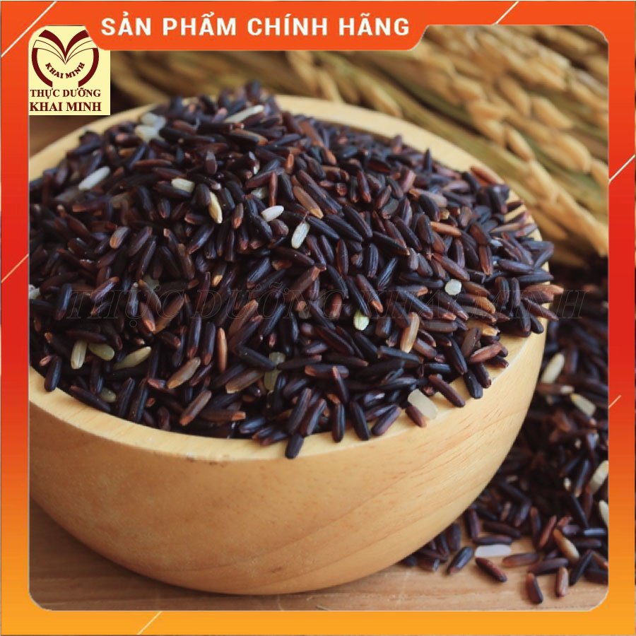 Gạo lứt đen dẻo Điện Biên thơm ngon gói 1kg