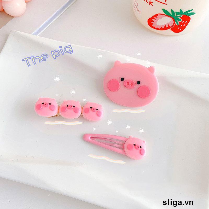 💌Kẹp tóc hình heo con dễ thương 2022