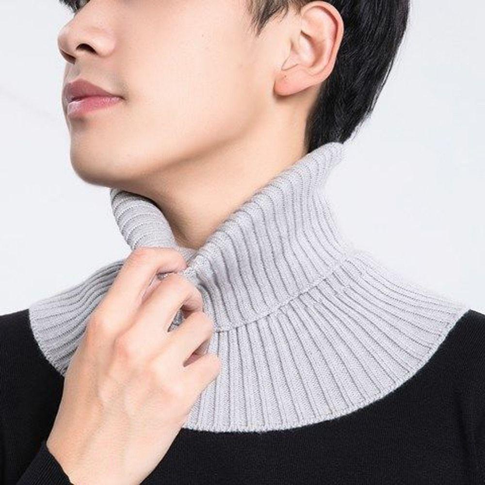 Khăn Choàng Cổ Giả Nhiều Màu Chống Gió Thời Trang Thu Đông Cho Nam