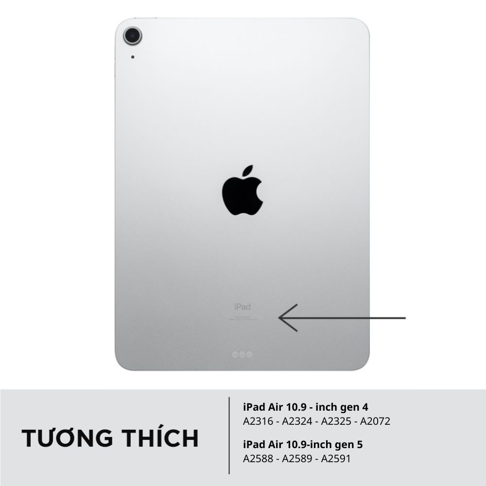 [Mã ELLOGIWL9]Bao da kèm bàn phím Logitech Combo Touch dành cho iPad Air Gen 4 & 5 -Backlit tháo rời, Trackpad siêu nhạy