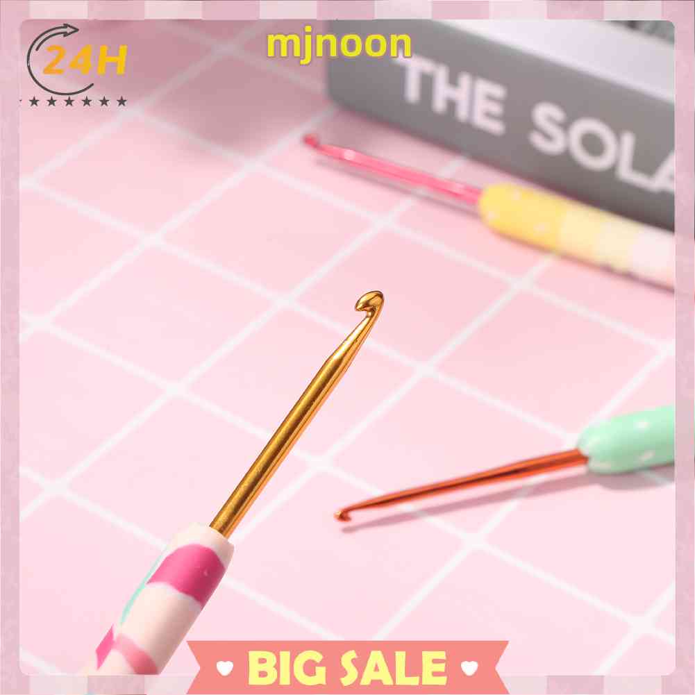 Set 9 Kim Móc Len Tay Cầm Mềm Nhiều Màu