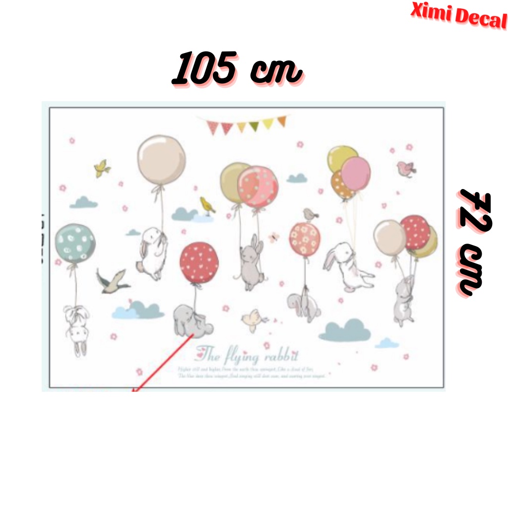 PNB42_Tranh decal dán tường/ phòng ngủ/ tủ cho bé
