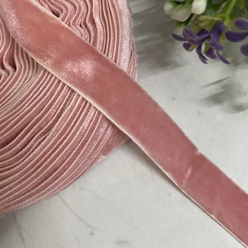 Ruy băng nhung trang trí , size 1.3 cm.