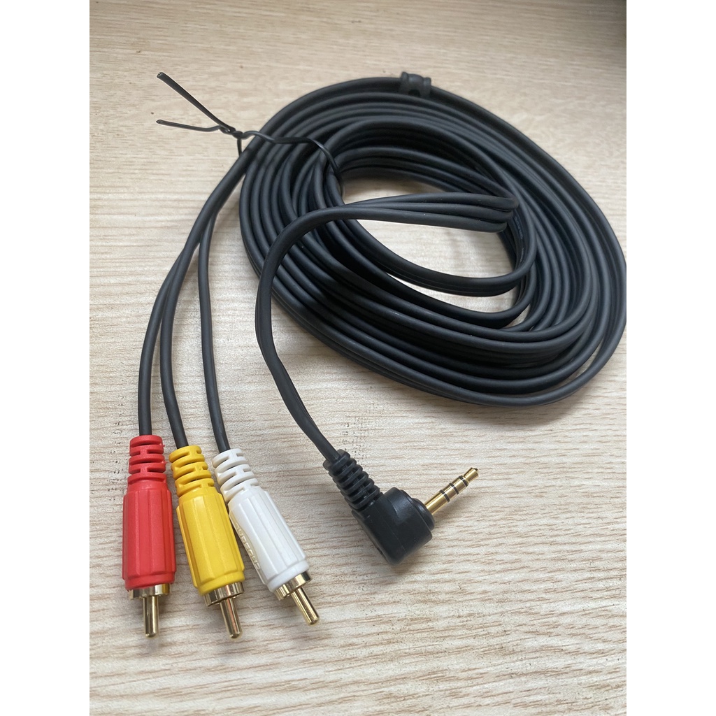 Cáp Audio Video 3.5m 4 Chân Ra 3 AV/RCA Choseal Q300T3