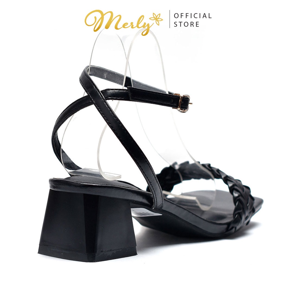 Giày Sandal Nữ Gót Thấp Merly 1412