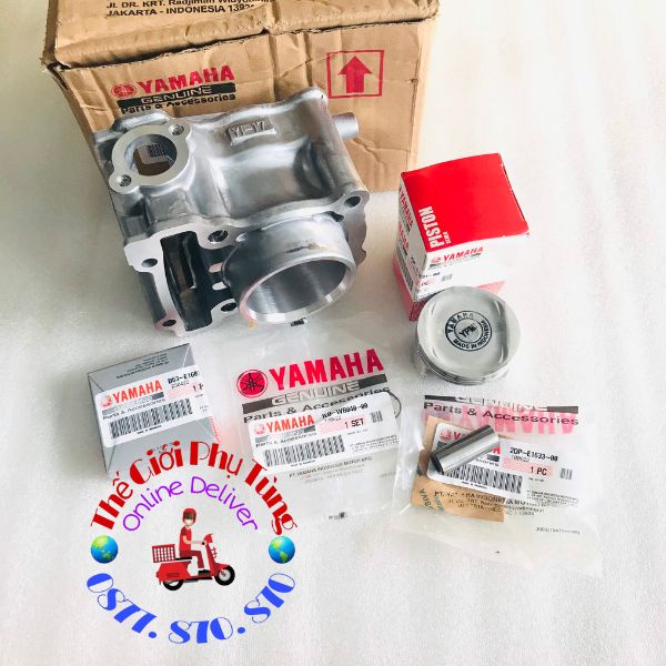 Bộ nòng piston bạc NVX 155cc Zin Yamaha Indonesia - 2DP-E1311-10